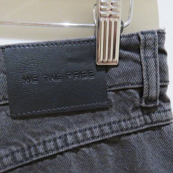 FREE PEOPLE WE THE FREE Jam Session Relaxed Capri Jean Rocksteady Black Boho NWT - Picture 10 of 15